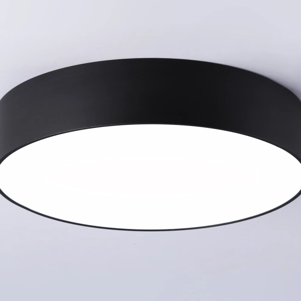 Потолочный светодиодный светильник FV5522 BK черный LED 26W 4200K D220*58 (Без ПДУ)