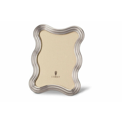 Рамка для фото LObjet Пульсация 13х18 см латунь платиновая пк 42000₽
