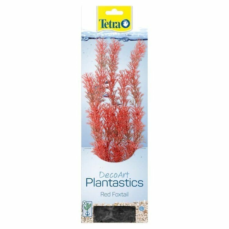 Растение Tetra DecoArt Plantastics Red Foxtail (L) 30 см, с утяжелителем