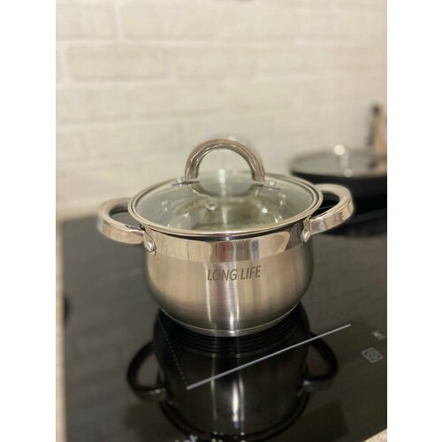 Кастрюля из нержавеющей стали 2,1 л Long Life