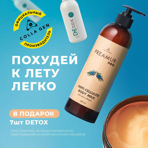 COLLA GEN Набор Похудей к лету легко антицеллюлитное обертывание и молочко с коллагеном 8200₽