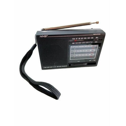Радиоприемник переносной NNS NS-8154 AM FM SW 1-6 черный 200000₽