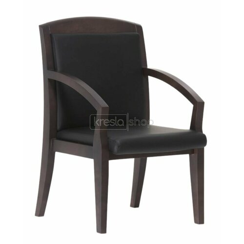 Конференц-кресло Senator Senator DAKOTA black Canyon FE каркас дерево дуб-ферро черная натуральная кожа 43230₽