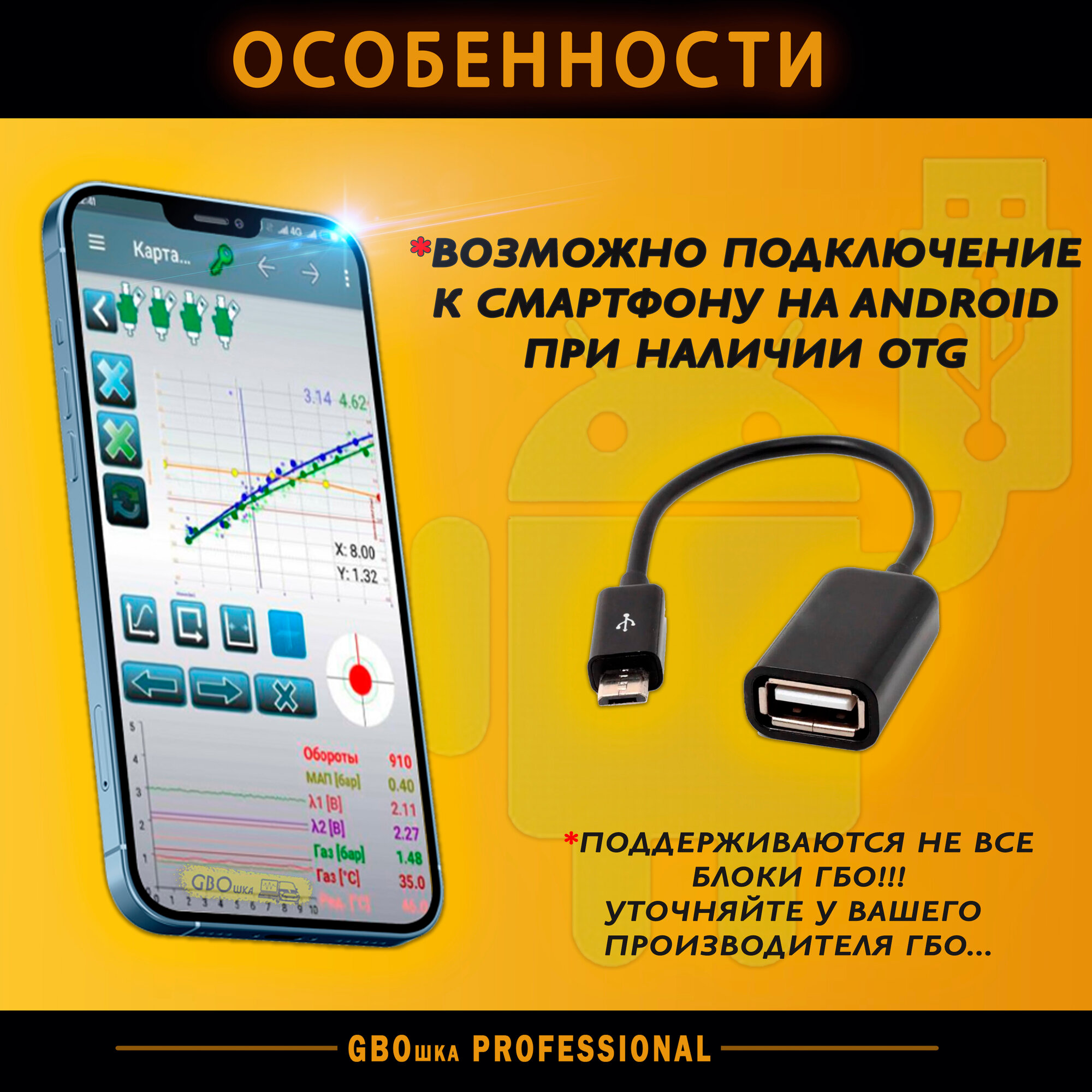 Кабель для настройки и диагностики ГБО LOVATO — фото 1