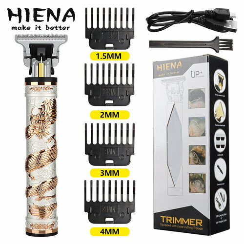 Электрическая машинка для стрижки волос T9 с ретро гравировкой комплект из 100 шт размер упаковки 455x39x345 см Панлонг 65400₽