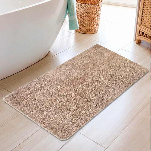 Ковер для ванной и туалета Zenfort коллекция Оникс микрофибра 60х100см коричневый 2938₽