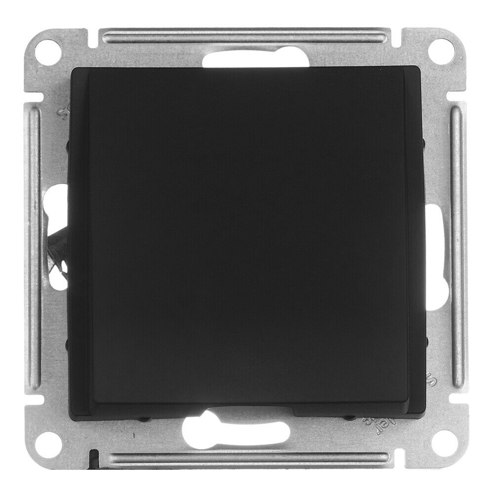 Вывод кабеля Systeme Electric AtlasDesign встраиваемый карбон ATN001099