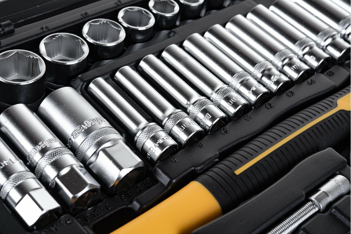 Inforce Набор инструментов 150 предметов 1/2" & 3/8" & 1/4" 06-07-21 — фото 1