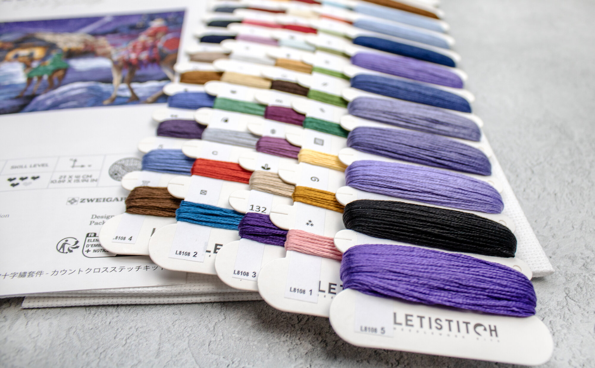 Набор для вышивания LetiStitch L8108 Три короля — фото 1