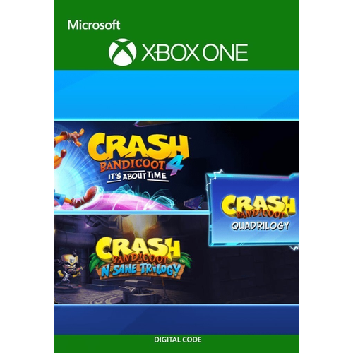 Игра Crash Bandicoot набор Quadrilogy для Xbox OneSeries XS Русский язык электронный ключ Аргентина 1049₽
