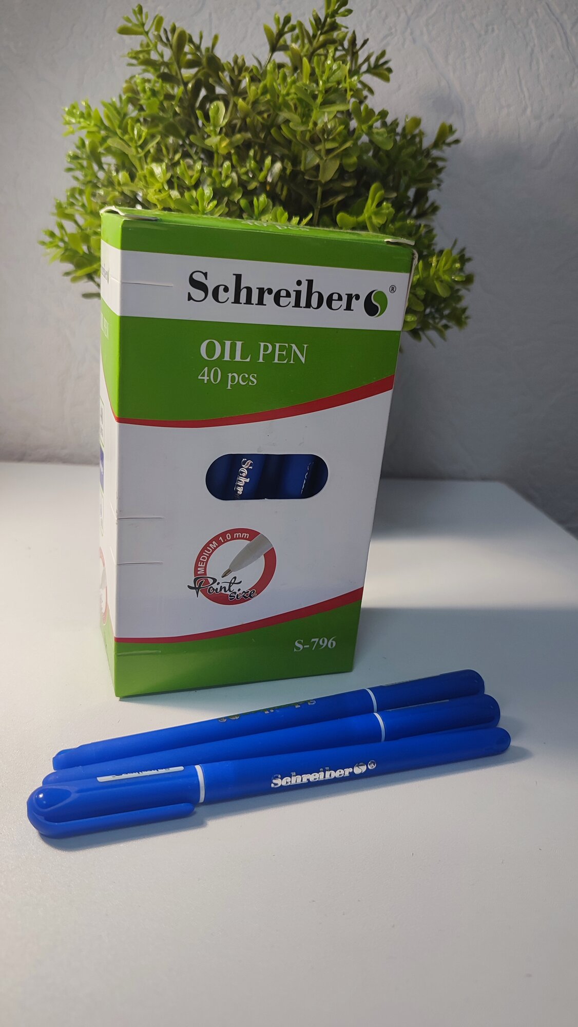 Набор ручек Scheirber 40 шт , цвет синий