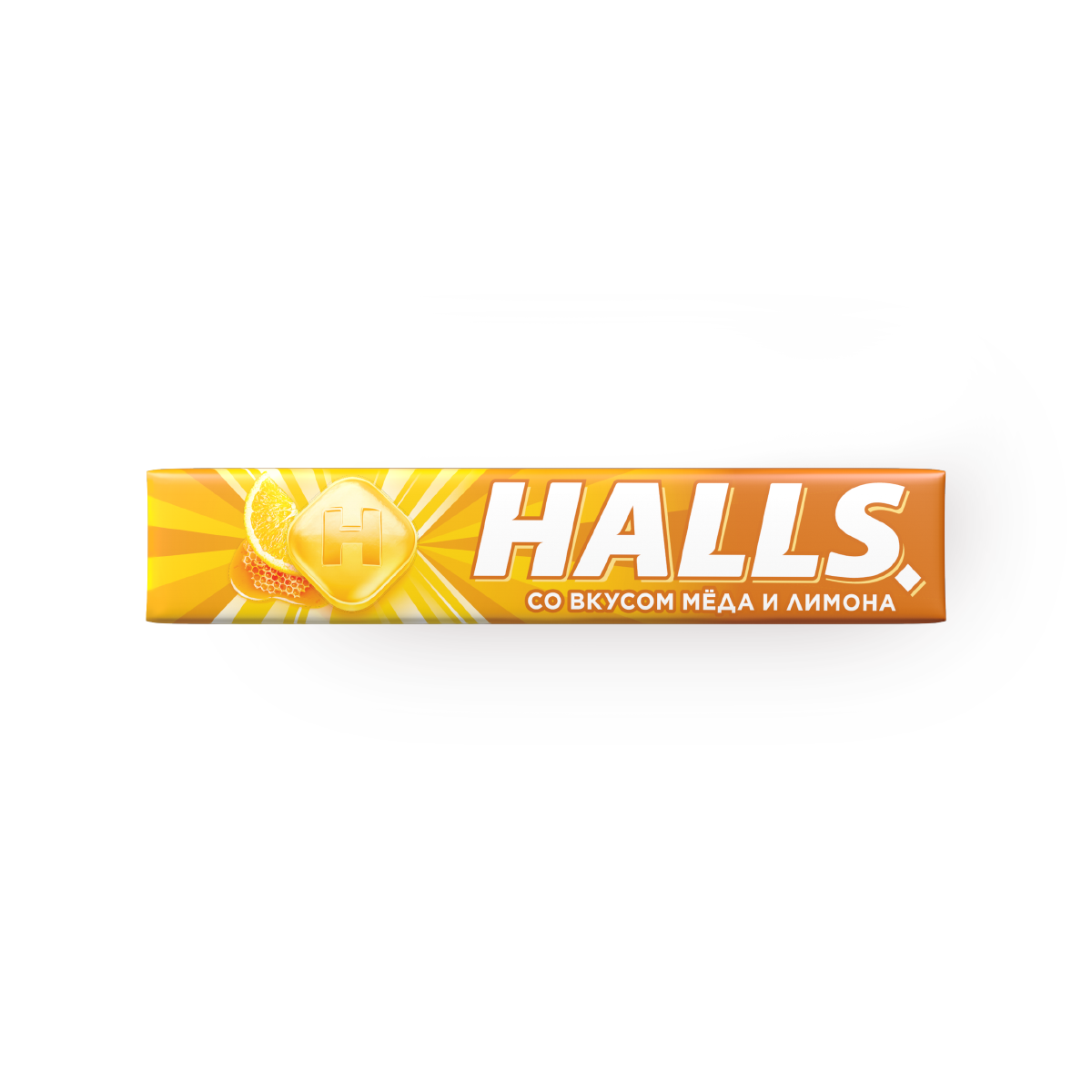 Леденцы Halls со вкусом мёда и лимона, бумажная обертка, 25 г