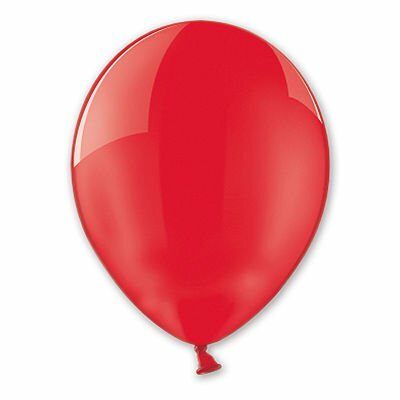 Шар латексный ненадутый В 105/131 Кристалл Экстра Red 32 см (50 в уп)