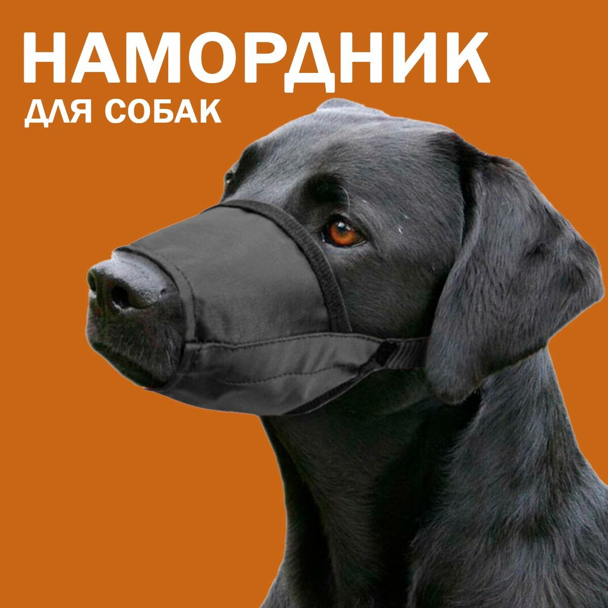 Намордник для собак нейлоновый XL