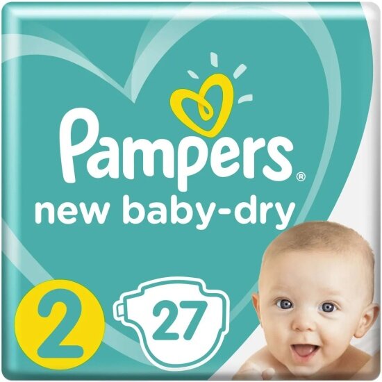 Подгузники PAMPERS New Baby мини (4-8 кг) 27шт