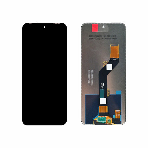 Дисплей (экран) в сборе с тачскрином для Infinix Hot 30 Play (X6835B) черный / 720x1640