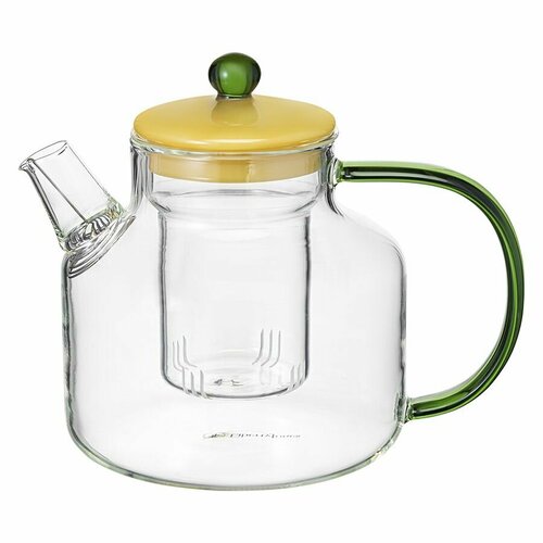 Чайник заварочный Liberty Jones Orb стекло 12 л желтыйзеленый 3319₽