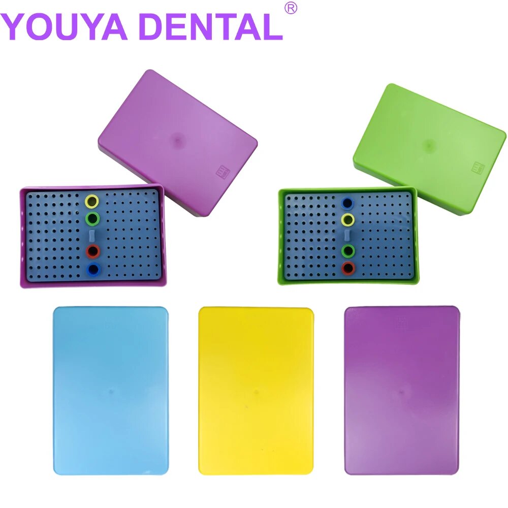 Стоматологическая коробка для боров YOUYA DENTAL HC-221, blue — фото 1