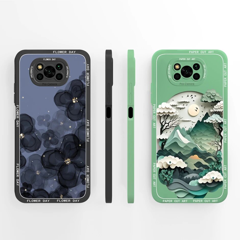 Для Xiaomi Poco X3 Pro GT NFC Чехол Cute Advanced Sense Flowers Силиконовый мягкий чехол из ТПУ для XiaomiPocoX3 X3Pro X3GT X3NFC Fundas, TYG445, Xiaomi Poco X3 NFC — фото 1