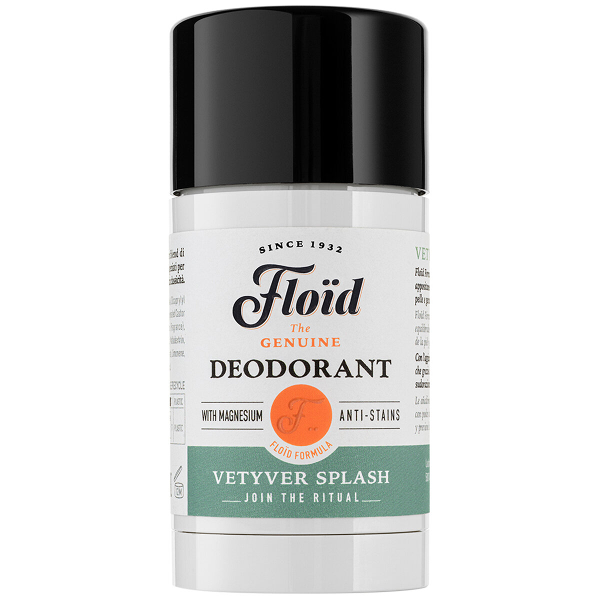 Дезодорант-стик Floid Vetyver Splash Deodorant, 75 мл