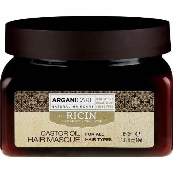 Arganicare Castor Oil Masque Ricin Маска с касторовым маслом, стимулирующая рост волос 500 мл
