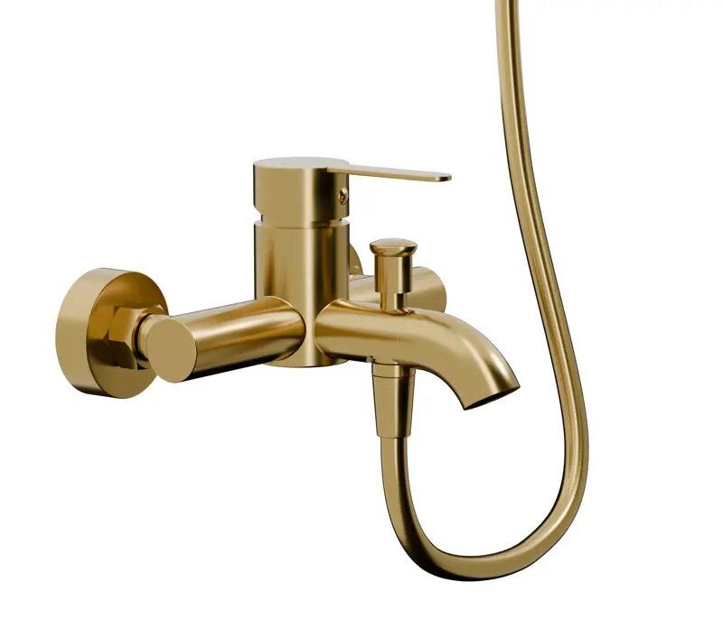 Смеситель для ванны Damixa Rowan 213100500LM однорычажный цвет бронза