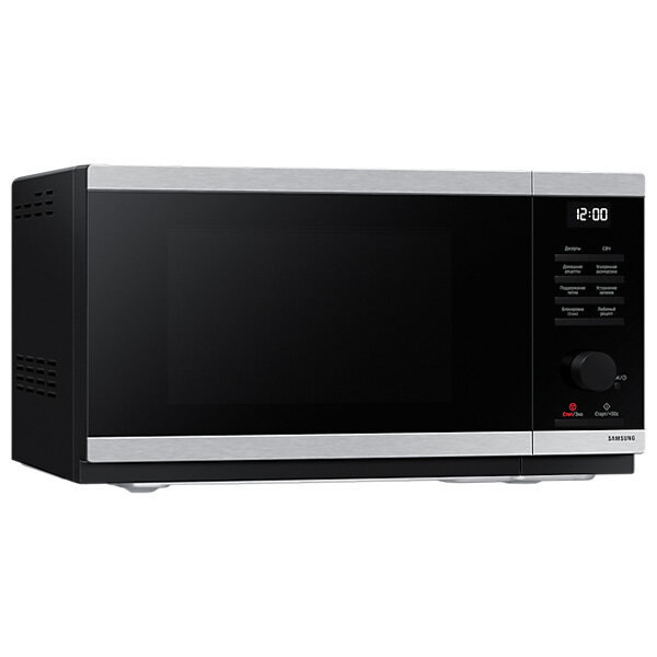 СВЧ-печь Samsung "MS23DG4504ATBW", нержавеющая сталь, 800Вт, 23л — фото 1