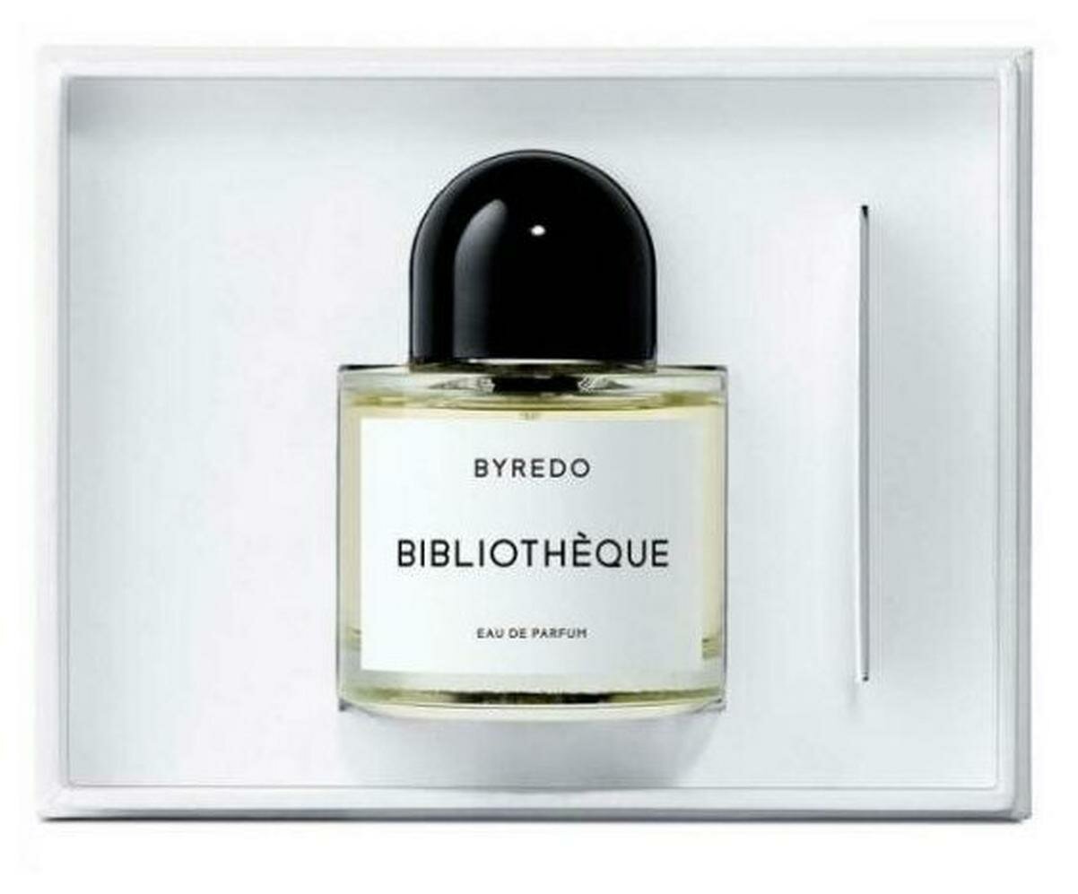 Парфюмерная вода BYREDO Bibliotheque, объем 50 мл, аромат унисекс, 2017 год перезаполняемый флакон — фото 1