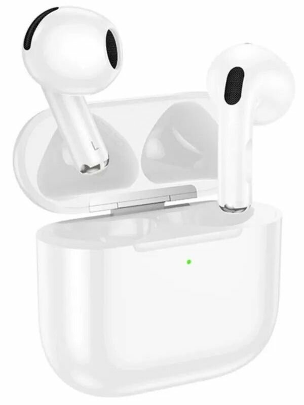 Наушники беспроводные Hoco EW78, Bluetooth 5.4 с микрофоном, вкладыши, белые — фото 1
