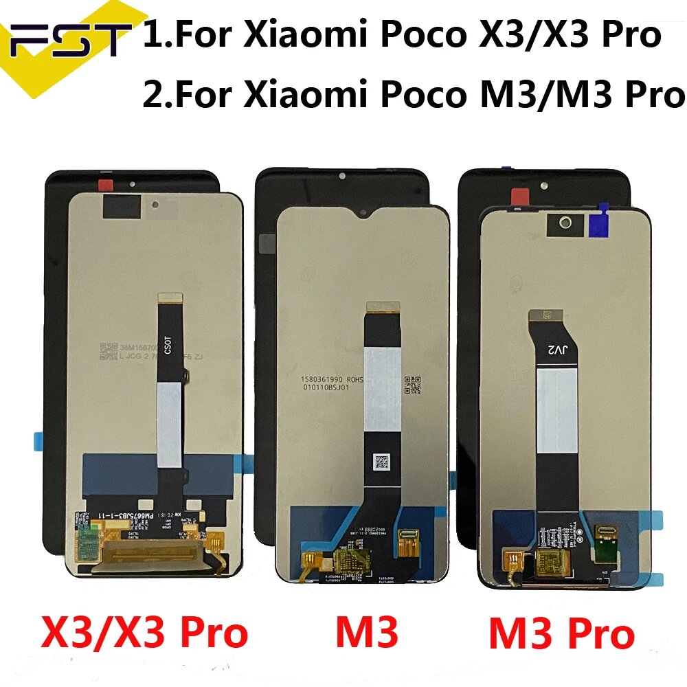Оригинальный ЖК-дисплей для Xiaomi Poco M3, ЖК-экран, сенсорная панель, дигитайзер M2010J19CG M2010J19CT, ЖК-дисплей для Poco X3 Pro, Poco X3, Poco M3