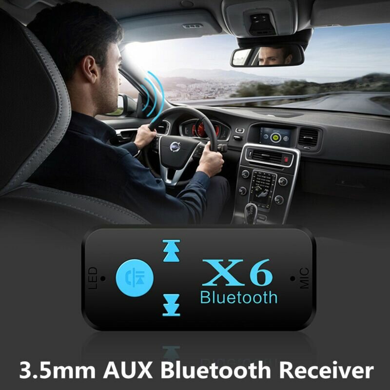 Универсальный беспроводной Bluetooth 3,5 мм AUX аудио стерео музыкальный домашний автомобильный приемник адаптер микрофон