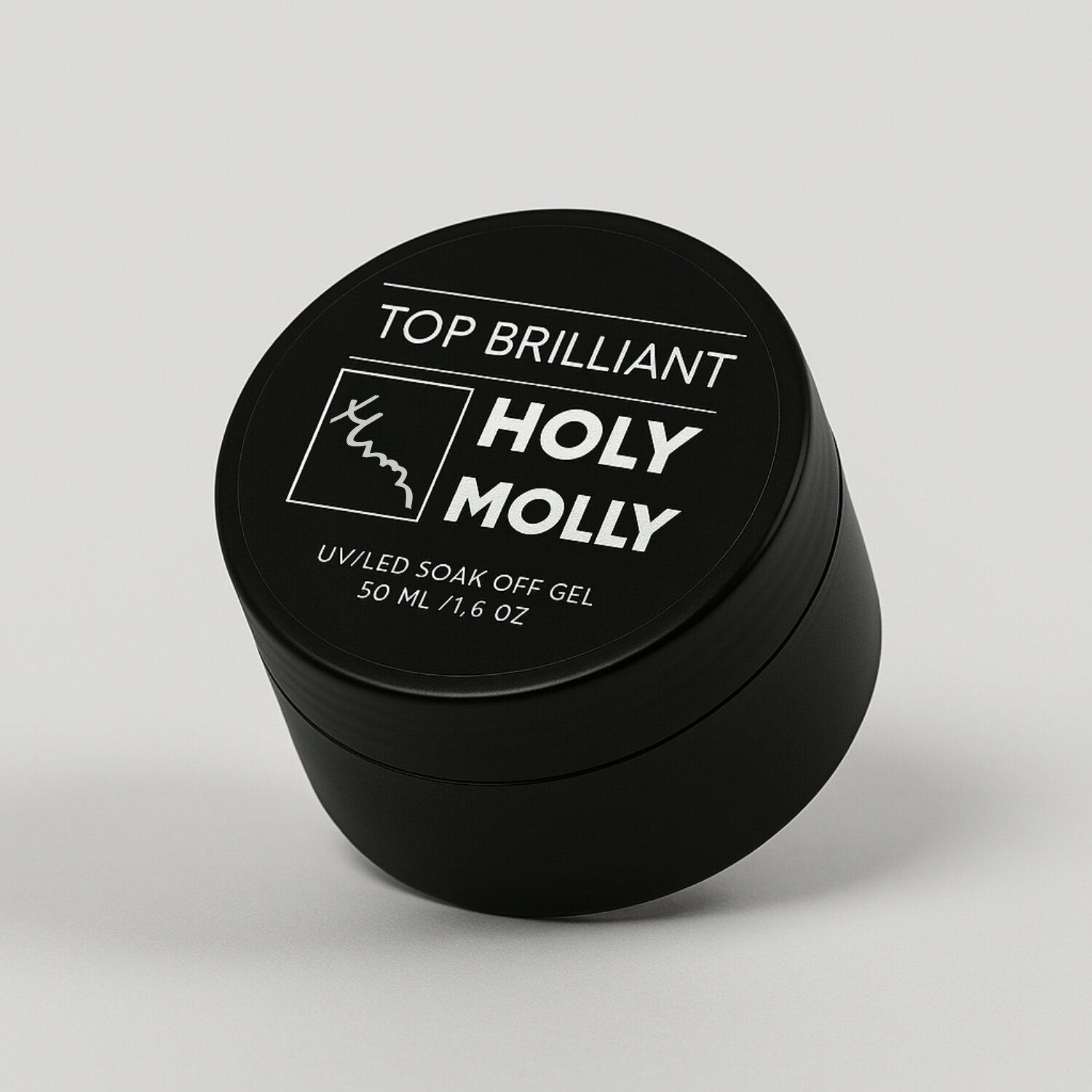 Топ для гель-лака Holy Molly Top BRILLIANT 50 мл в баночке, без кисти