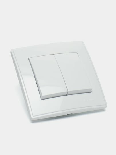 Выключатель Lezard 705-0202-101 Lesya, белый