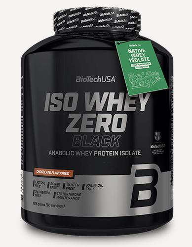 Изображение товара Изолят сывороточного протеина / BioTechUSA Iso Whey Zero Black / Шоколад, 1816 г.