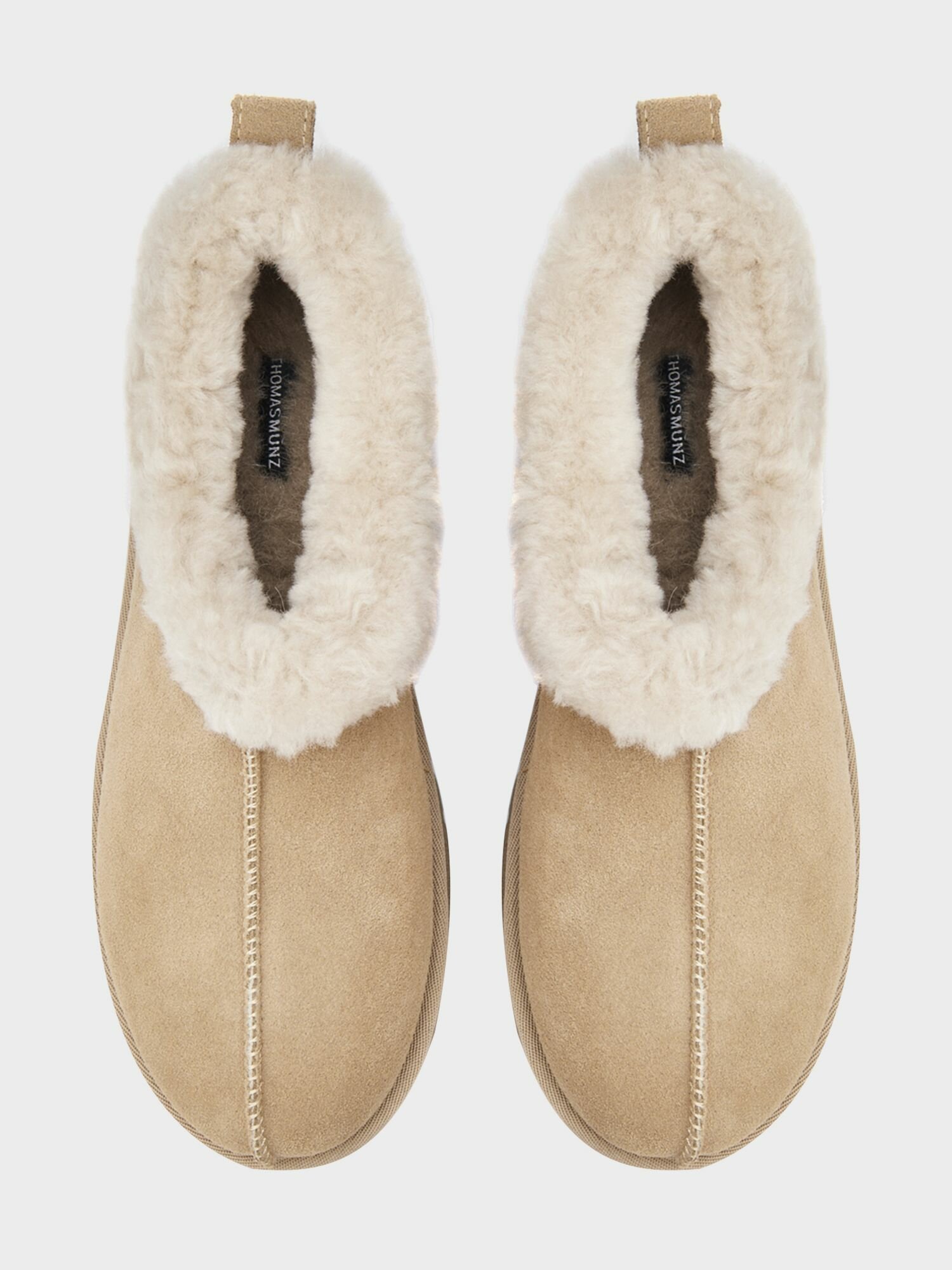 Угги Thomas Munz Осень-зима 2025, размер 36, бежевый