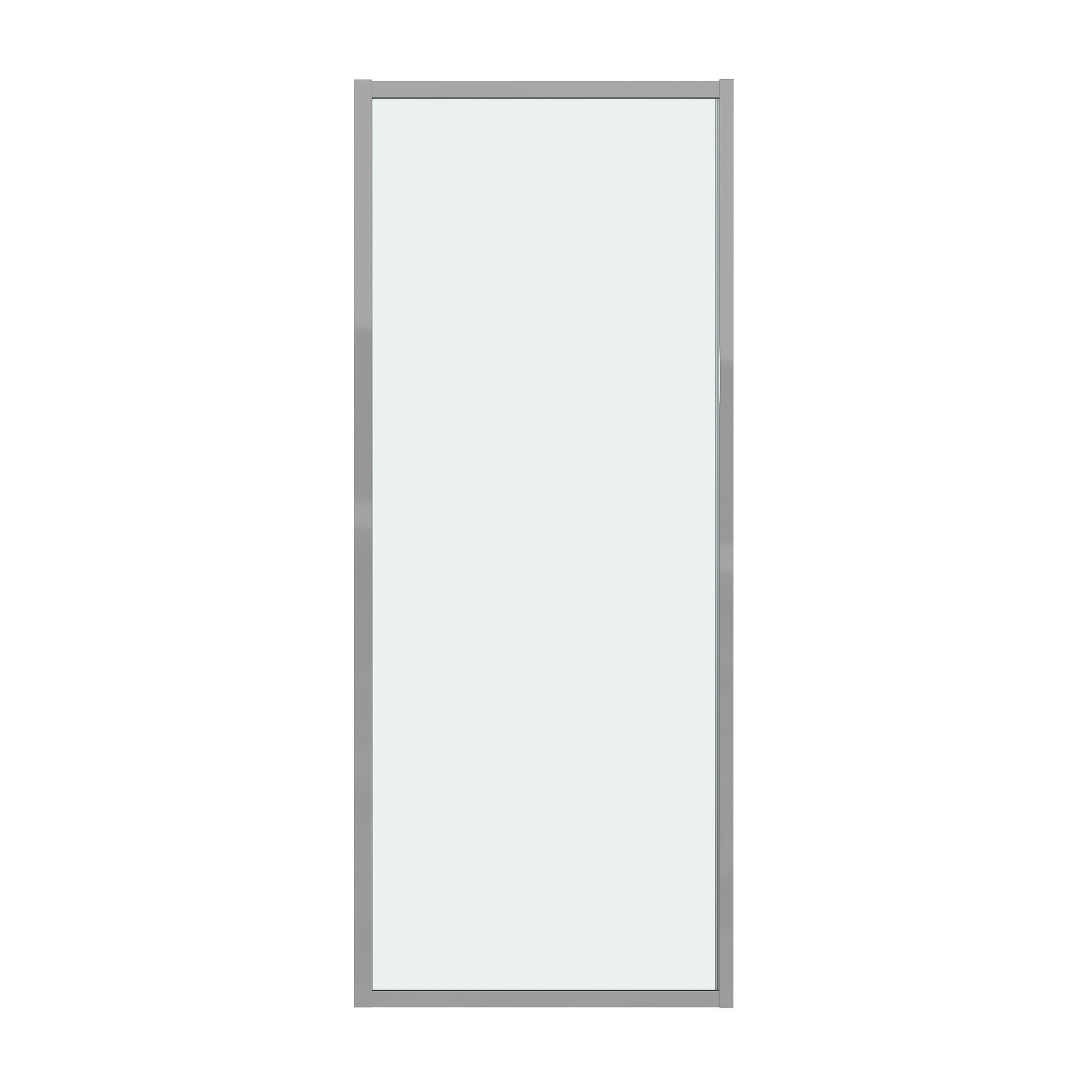 Душевая стенка Grossman Style 100 200. K33.05.100.10.00 профиль цвет Хром стекло прозрачное