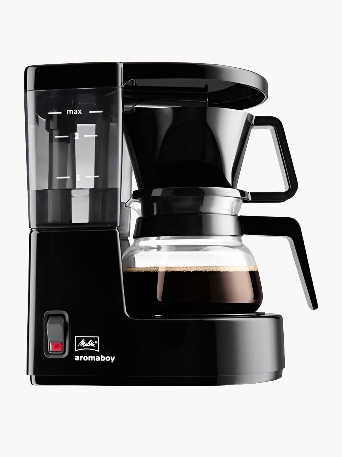 Кофеварка капельная Melitta AROMABOY II BLACK 1015-02 EU, 500 ВТ, электронное управление, от 150 до 300 мл кофе