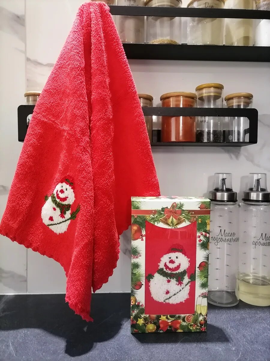 Полотенце "Новый год" 33х70 в подарочной коробке