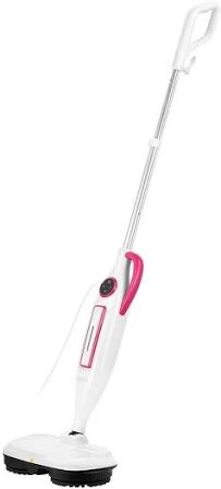 Швабра паровая Kitfort КТ-1096 1300Вт белый/малиновый