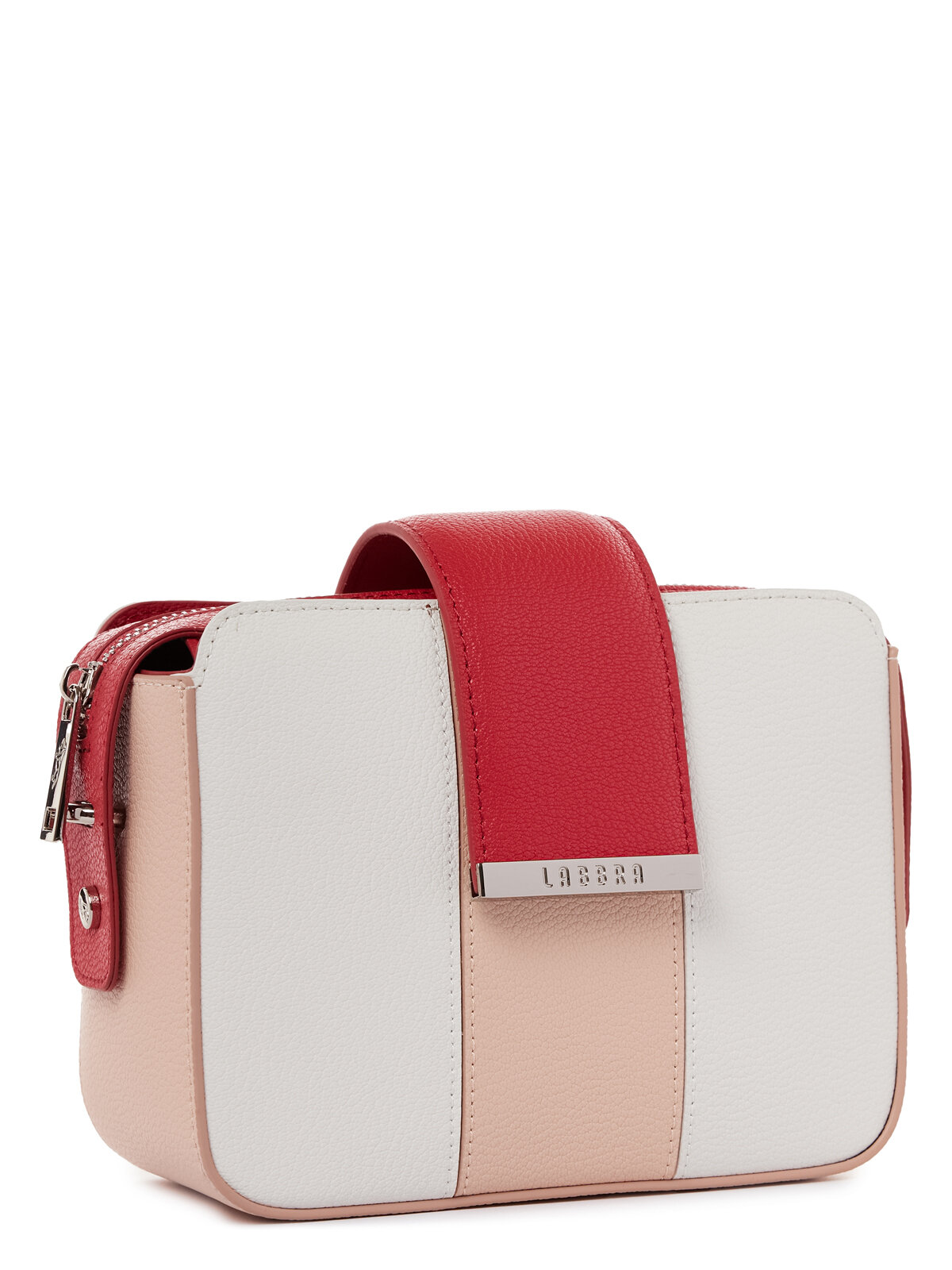 Сумка кросс-боди LABBRA, фактура гладкая, белый — фото 1