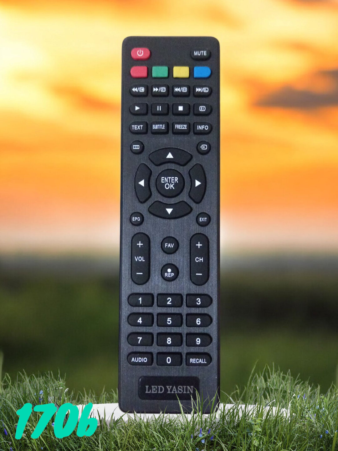 Пульт дистанционного управления YASIN, для телевизоров LED, с ИК-сигналом