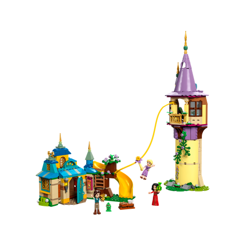 ночная рубашка рапунцель запутанная история disney фиолетовый Конструктор LEGO Disney Princess 43241 Rapunzel's Tower & The Snuggly Duckling, 623 дет.