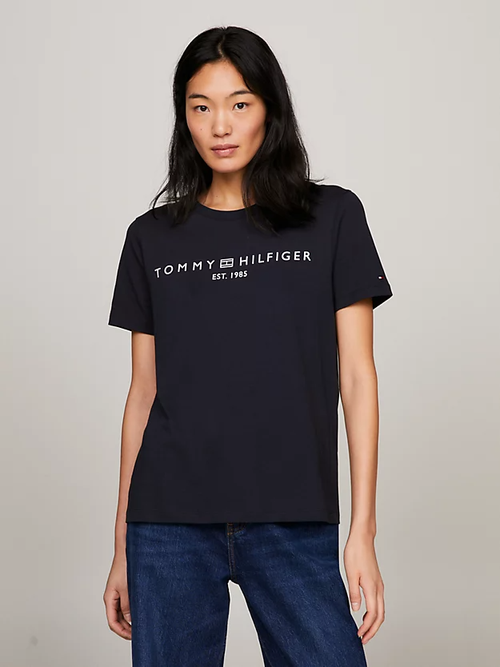 Футболка TOMMY HILFIGER, размер XS, синий