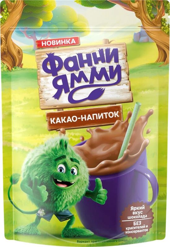 Funny Yummy какао быстрорастворимый, 180 г