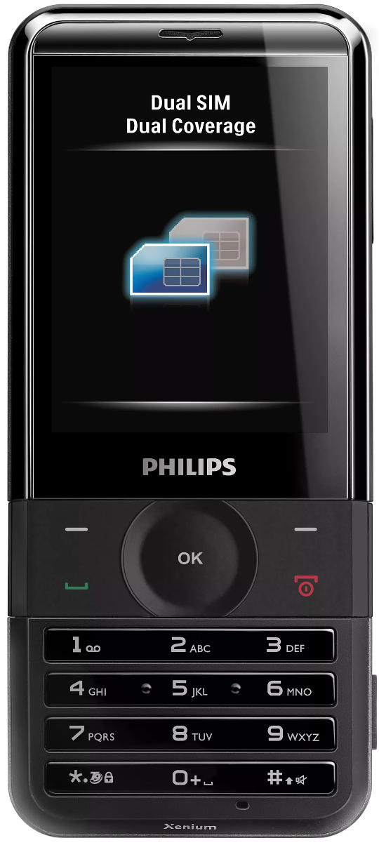 Телефон Philips Xenium X710, 2 SIM, черный