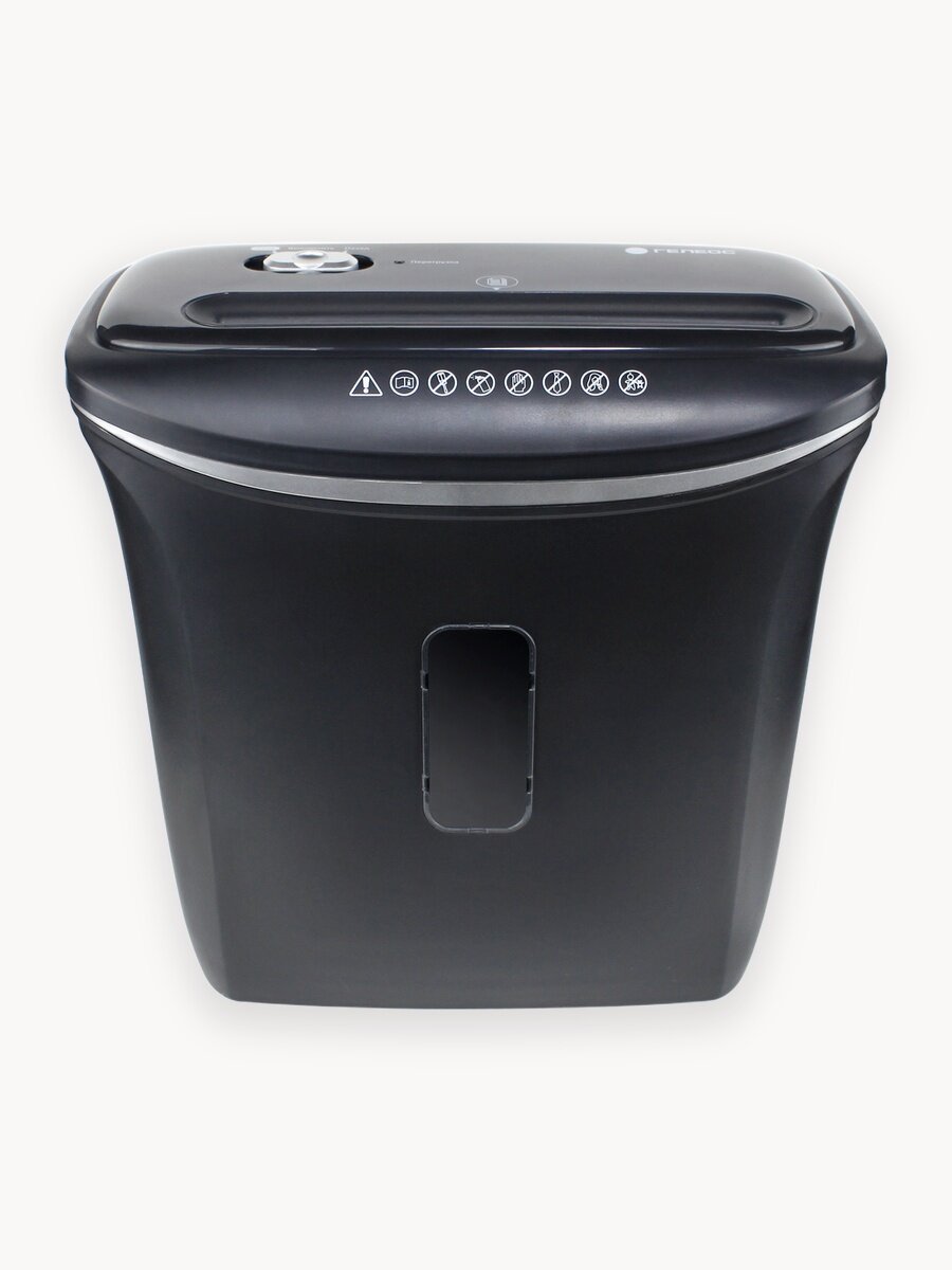 Шредер для бумаги гелеос УД14-5, фрагмент 1,9 х 12 мм, уровень секретности Р-5, до 4-5 листов за раз, корзина 14 литров