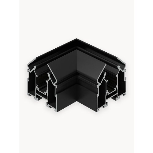 Угловой элемент для трекового магнитного шинопровода 48V под натяжной потолок