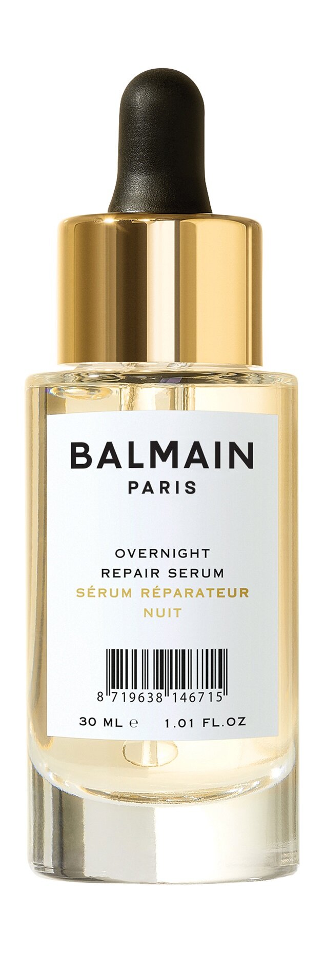 Ночная восстанавливающая сыворотка для волос Overnight repair serum, 30 мл BALMAIN - фото №10