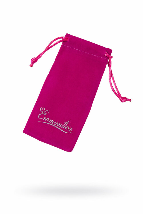 Бархатный мешочек Eromantica для хранения, 13х6 см, розовый