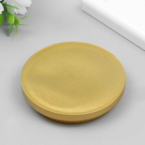 Крышка из стекла Гладкая-золото 15х8 см 197₽